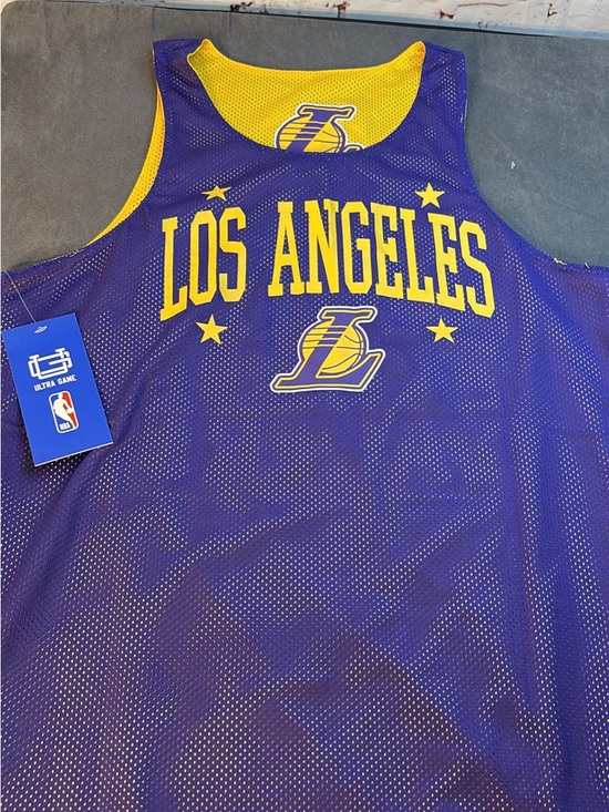 NBA Other - NBA Los Angeles Purple & Yellow Mesh Team Jersey